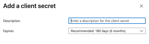 Azure App Secret